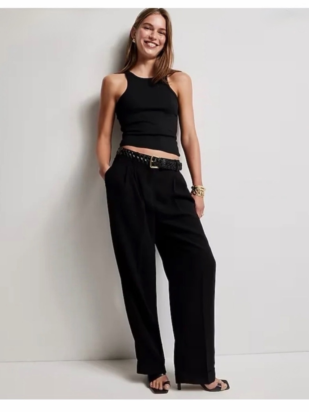 J.Crew Black Ribbed Tank Top Bundle - Picture 4 of 4